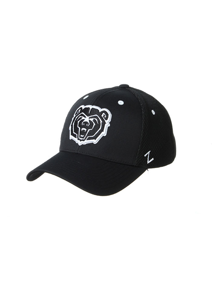 MO State Bears Black Pregame Flex Hat