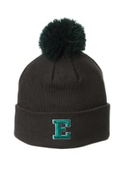 Zephyr Eastern Michigan Eagles Charcoal Cuff Pom Mens Knit Hat