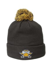 Zephyr Northern Kentucky Norse Charcoal Cuff Pom Mens Knit Hat