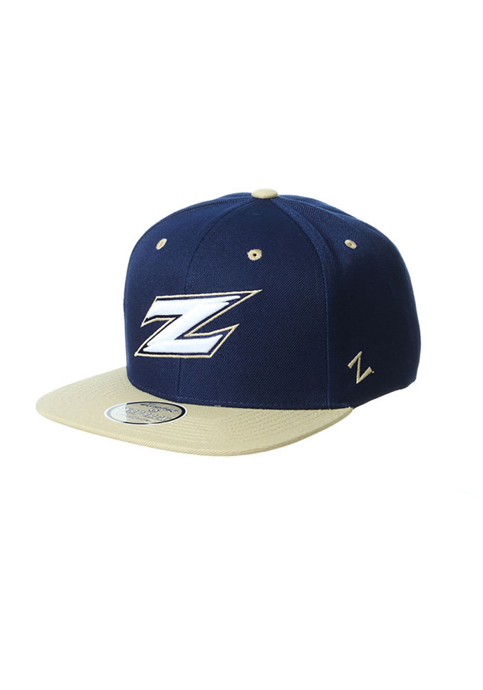 Akron Zips Navy Blue Z11 Mens Snapback Hat