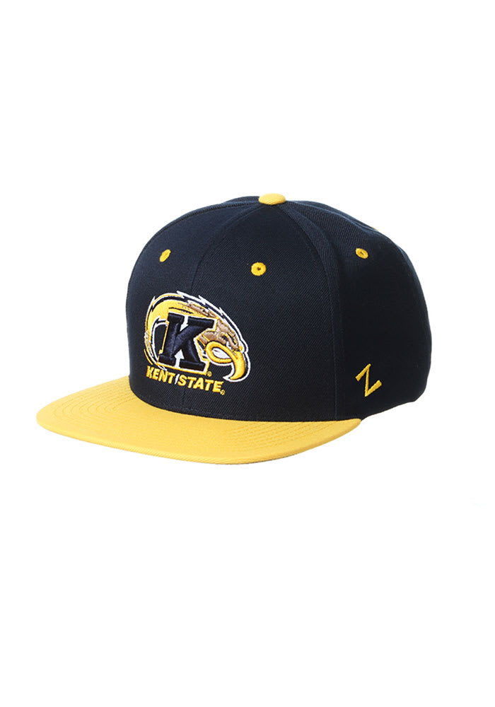 Zephyr Kent State Golden Flashes Navy Blue Z11 Mens Snapback Hat