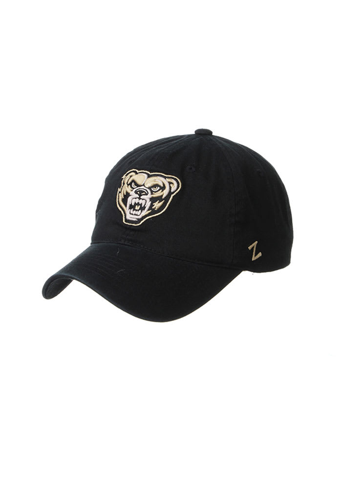 Zephyr Oakland University Golden Grizzlies Scholarship Adjustable Hat - Black