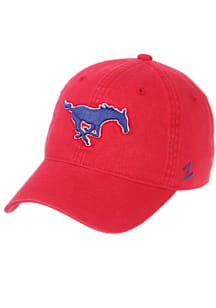 Zephyr SMU Mustangs Scholarship Adjustable Hat - Red