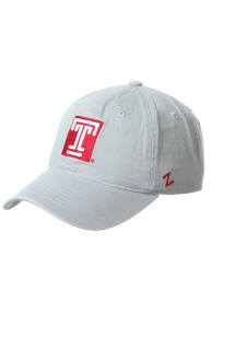 Temple Owls Scholarship Adjustable Hat - Grey