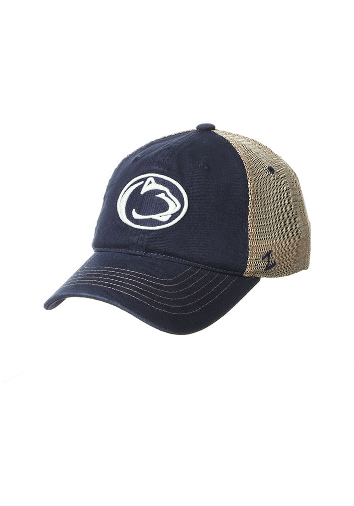 Zephyr Penn State Nittany Lions Columbus Meshback Adjustable Hat - Navy Blue