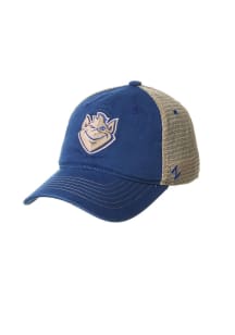 Zephyr Saint Louis Billikens Columbus Meshback Adjustable Hat - Blue