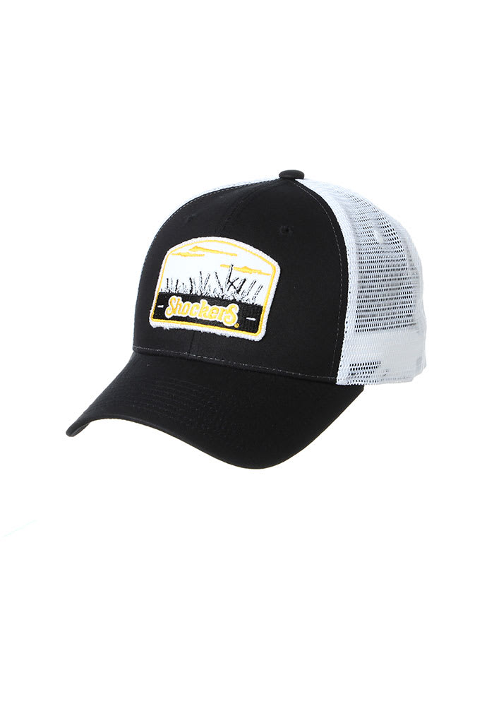 Zephyr Wichita State Shockers Tempe TC Meshback Adjustable Hat - Black