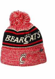 Cincinnati Bearcats Black Springfield Cuff Pom Mens Knit Hat