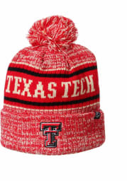 Texas Tech Red Raiders Red Springfield Cuff Pom Mens Knit Hat