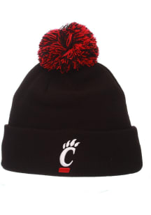 Pom Cincinnati Bearcats Mens Knit Hat - Black
