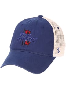 Tulsa Golden Hurricane University Meshback Adjustable Hat - Blue