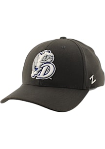 Zephyr Drake Bulldogs Mens Grey ZH Flex Hat