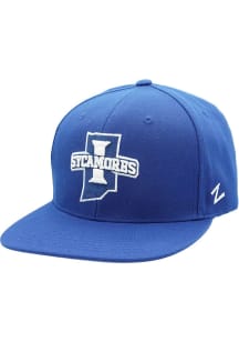 Indiana State Sycamores Blue Z11 Mens Snapback Hat