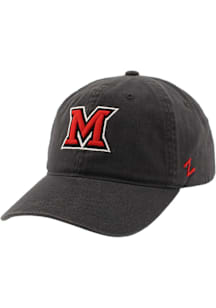 Zephyr Miami RedHawks Scholarship Adjustable Hat - Grey