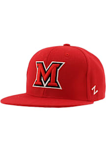 Zephyr Miami RedHawks Red Z11 Mens Snapback Hat