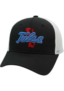 Tulsa Golden Hurricane Black Big Rig Adjustable Hat