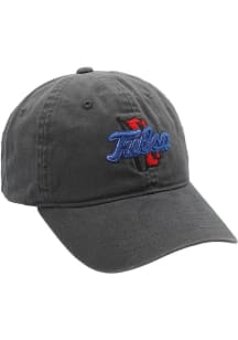 Tulsa Golden Hurricane Grey Scholarship Adjustable Hat