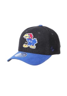 Kansas Jayhawks Birthright Retro Adjustable Hat - Charcoal