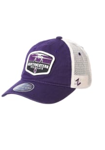 Northwestern Wildcats Outlook Meshback Adjustable Hat - Purple