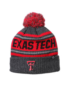 Texas Tech Red Raiders Charcoal Magnus Mens Knit Hat