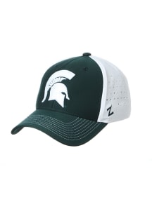 Michigan State Spartans Mens Green 2T Tampa Flex Hat