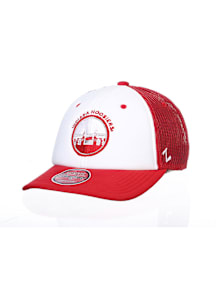 Zephyr Indiana Hoosiers Fan Focus Dakota Adjustable Hat - White