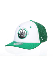 North Texas Mean Green Fan Focus Dakota Adjustable Hat - White