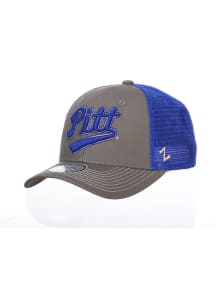 Pitt Panthers Grey-Diant Trucker Adjustable Hat - Grey