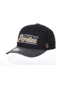 Purdue Boilermakers Hi Nighter Adjustable Hat - Black