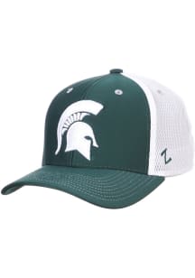 Michigan State Spartans Mens Green Fanstand Meshback Flex Hat