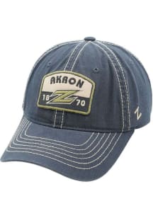 Akron Zips Headrest Adjustable Hat - Navy Blue