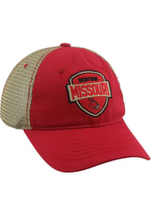 Central Missouri Mules Dunbar Adjustable Hat - Red