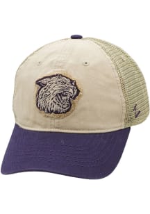 K-State Wildcats Memorial Field Adjustable Hat - Ivory
