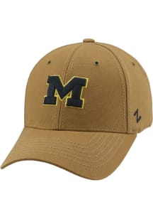 Michigan Wolverines Handyman Adjustable Hat - Brown