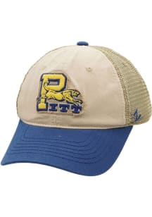 Pitt Panthers Memorial Field Adjustable Hat - Ivory