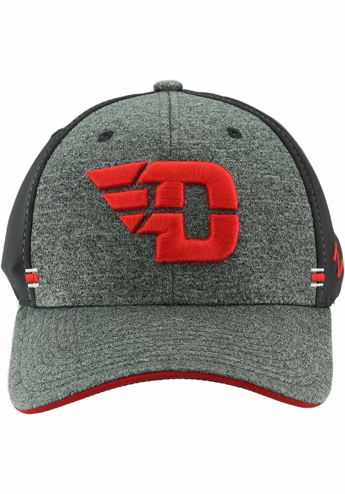 Dayton Flyers Mens Black 1st and Goal Flex Hat