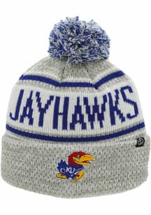 Kansas Jayhawks Grey Bode Mens Knit Hat