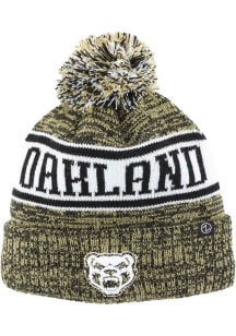 Oakland University Golden Grizzlies Black Kiona Mens Knit Hat