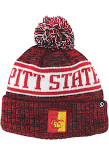 Pitt State Gorillas Red Kiona Mens Knit Hat