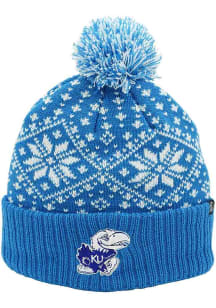 Kansas Jayhawks Blue Vonn Womens Knit Hat