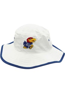 Kansas Jayhawks White OTA Mens Bucket Hat
