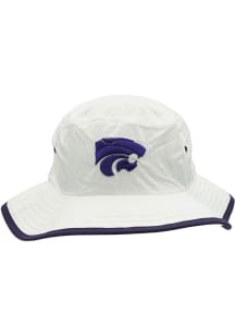 K-State Wildcats White OTA Mens Bucket Hat