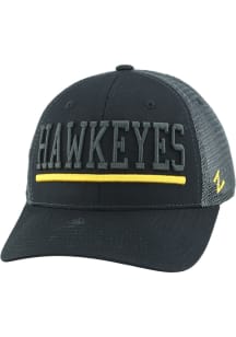 Iowa Hawkeyes Upfront Adj Adjustable Hat - Black