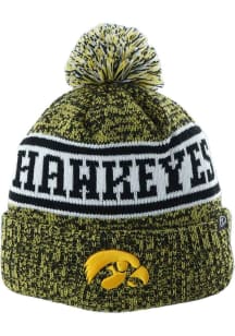 Iowa Hawkeyes Yellow Kiona Knit Mens Knit Hat