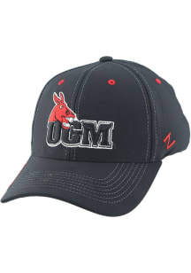 Central Missouri Mules Mens Black Back Yard Fitted Fitted Hat