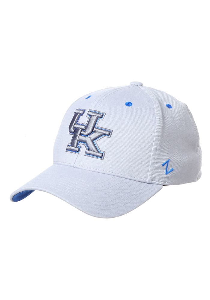 Kentucky Wildcats Mens White ZH Flex Hat