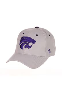 K-State Wildcats Competitor Snap Adjustable Hat - Grey