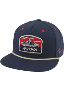 Arizona Wildcats Blue Pinehurst Snapback Mens Snapback Hat