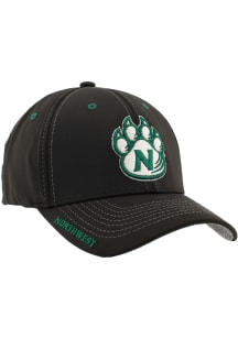 Northwest Missouri State Bearcats Mens Black Back Yard Flex Flex Hat