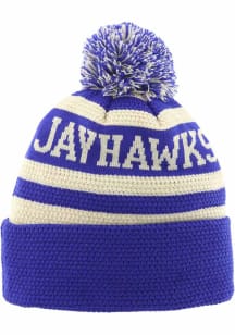 Kansas Jayhawks Blue Klammer Knit Mens Knit Hat